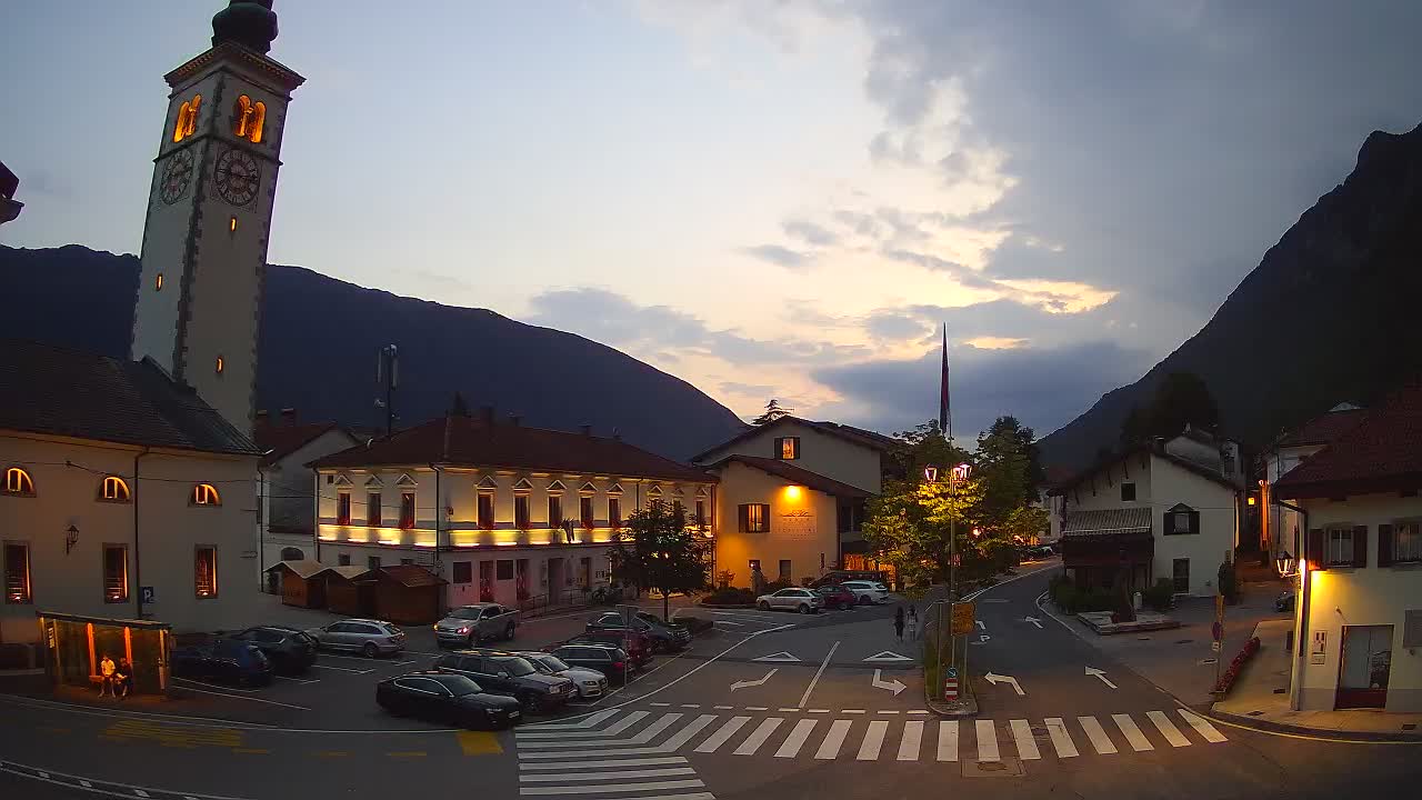 Live webcam Kobarid – Caporetto centro città – Valle dell’Isonzo – Slovenia