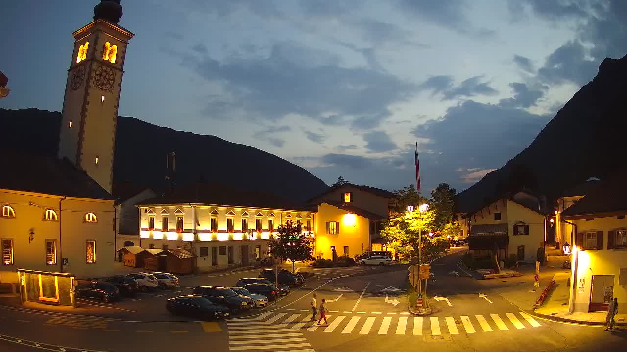 Live webcam Kobarid – Caporetto centro città – Valle dell’Isonzo – Slovenia