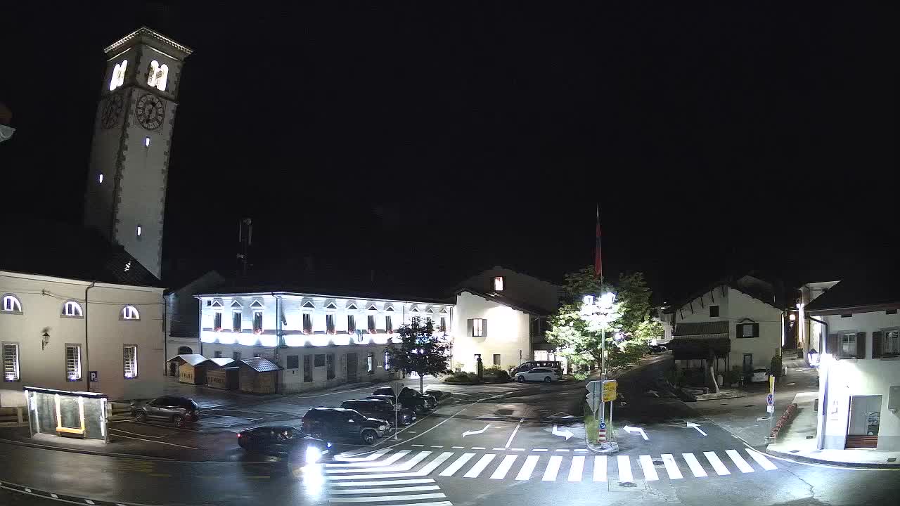 Live webcam Kobarid – Caporetto centro città – Valle dell’Isonzo – Slovenia