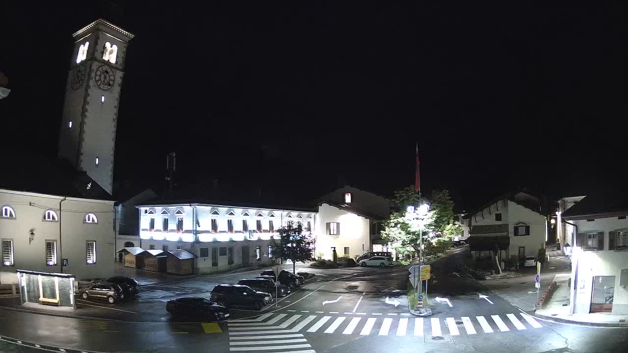 Cámara web en vivo Centro de la ciudad de Kobarid – Valle de Soča – Eslovenia