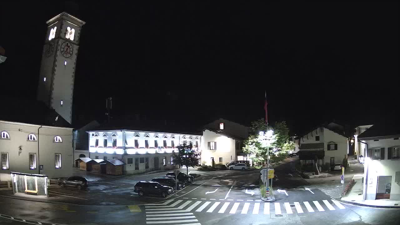 Cámara web en vivo Centro de la ciudad de Kobarid – Valle de Soča – Eslovenia