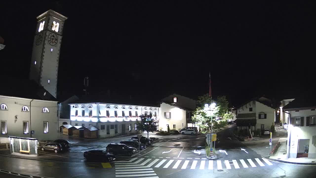 Spletna kamera Kobarid center mesta – dolina Soče – Slovenija