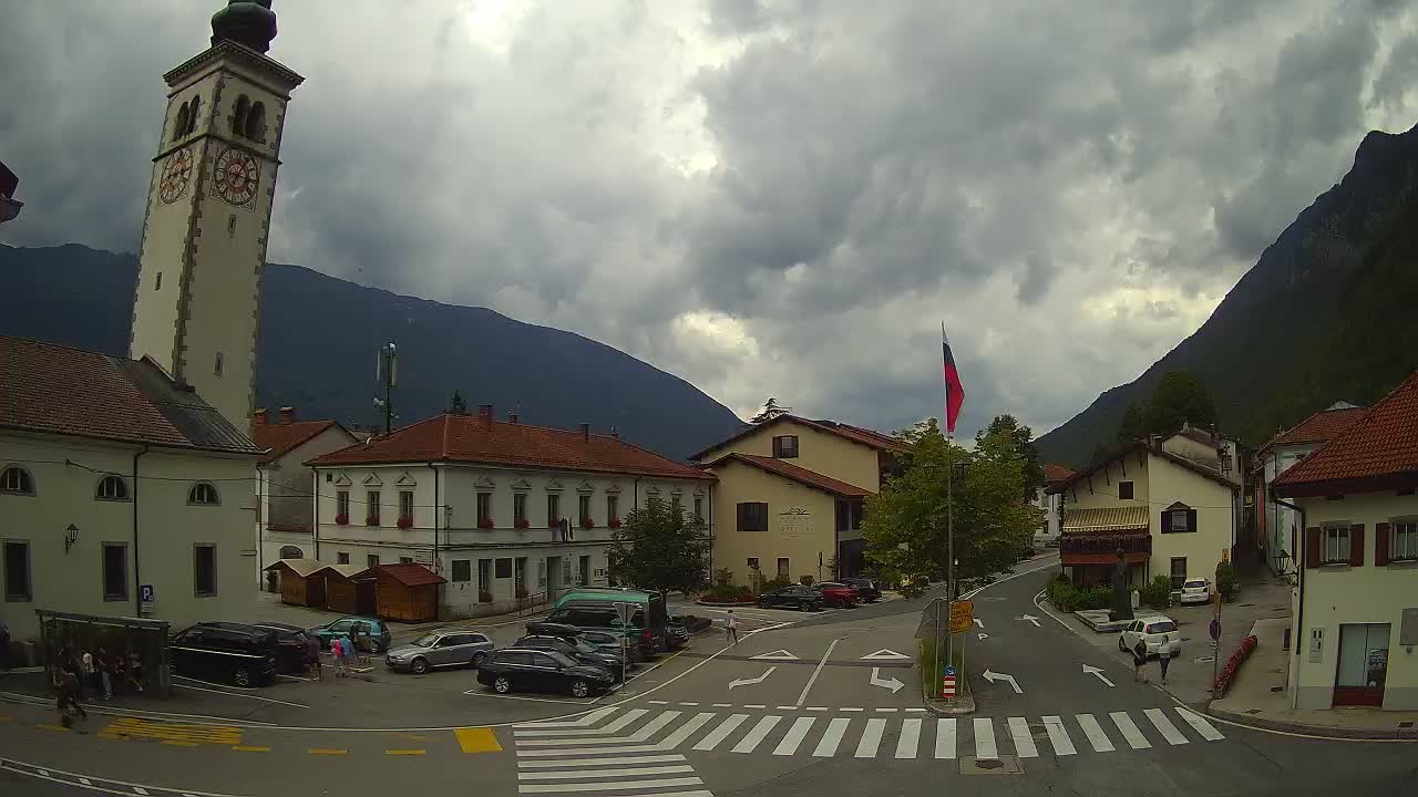 Live webcam Kobarid – Caporetto centro città – Valle dell’Isonzo – Slovenia