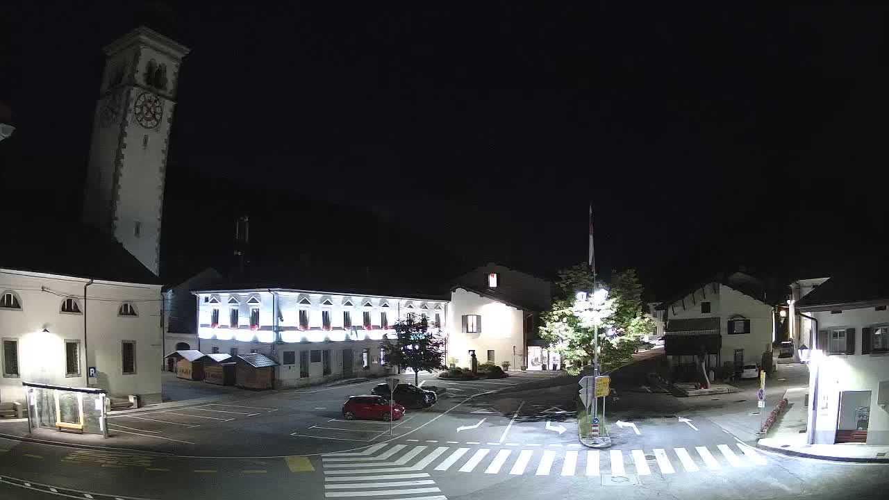 Cámara web en vivo Centro de la ciudad de Kobarid – Valle de Soča – Eslovenia