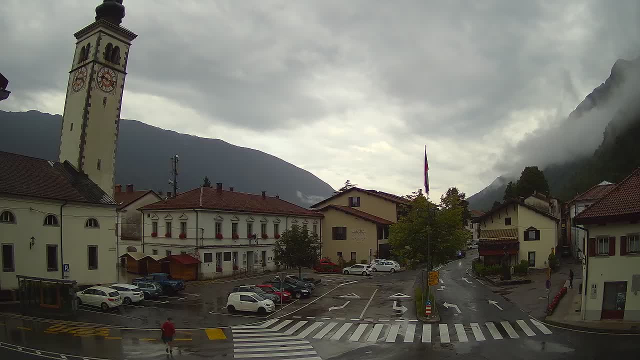 Live-Webcam Stadtzentrum von Kobarid – Soča-Tal – Slowenien