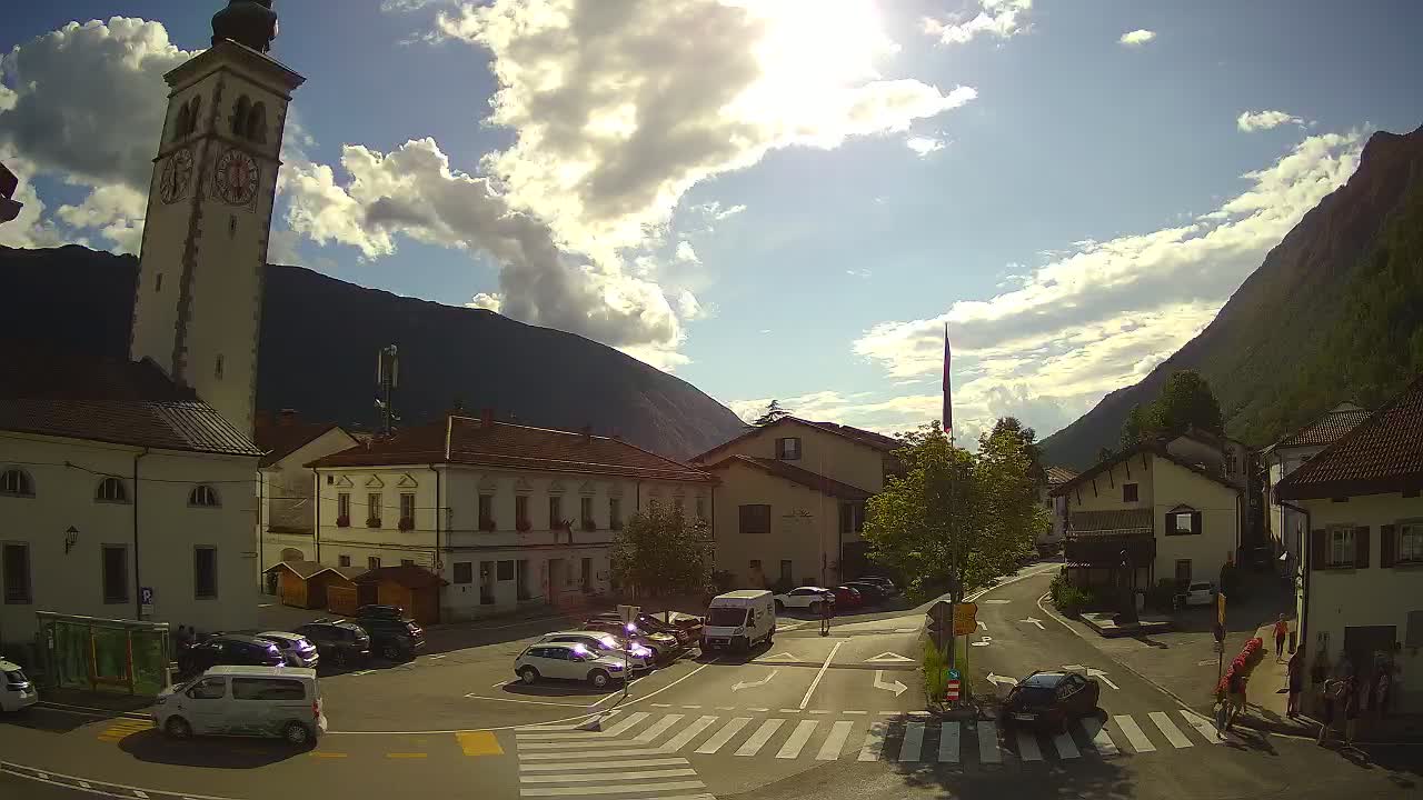 Live-Webcam Stadtzentrum von Kobarid – Soča-Tal – Slowenien