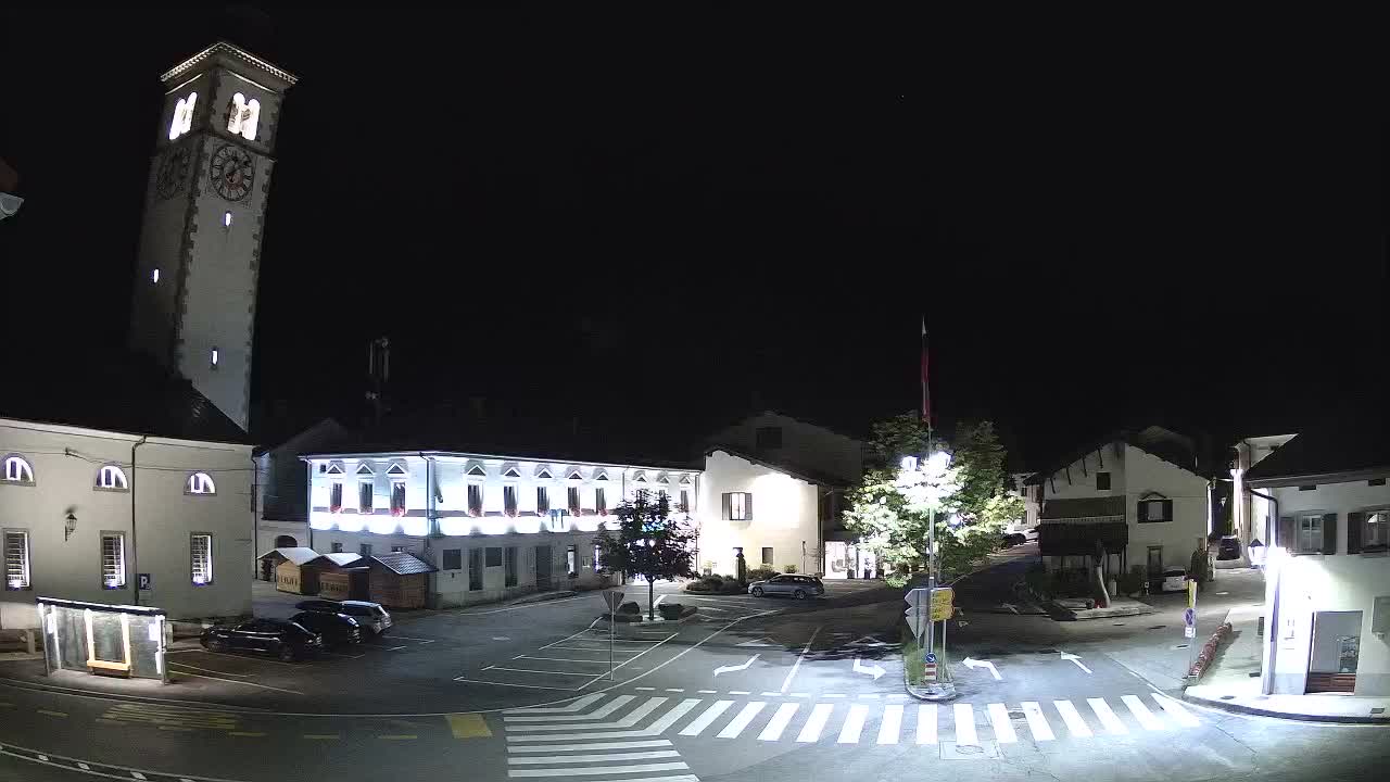 Cámara web en vivo Centro de la ciudad de Kobarid – Valle de Soča – Eslovenia