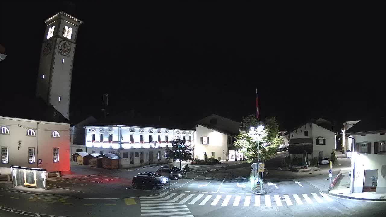 Live-Webcam Stadtzentrum von Kobarid – Soča-Tal – Slowenien