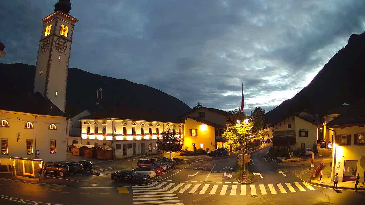 Live webcam Kobarid – Caporetto centro città – Valle dell’Isonzo – Slovenia