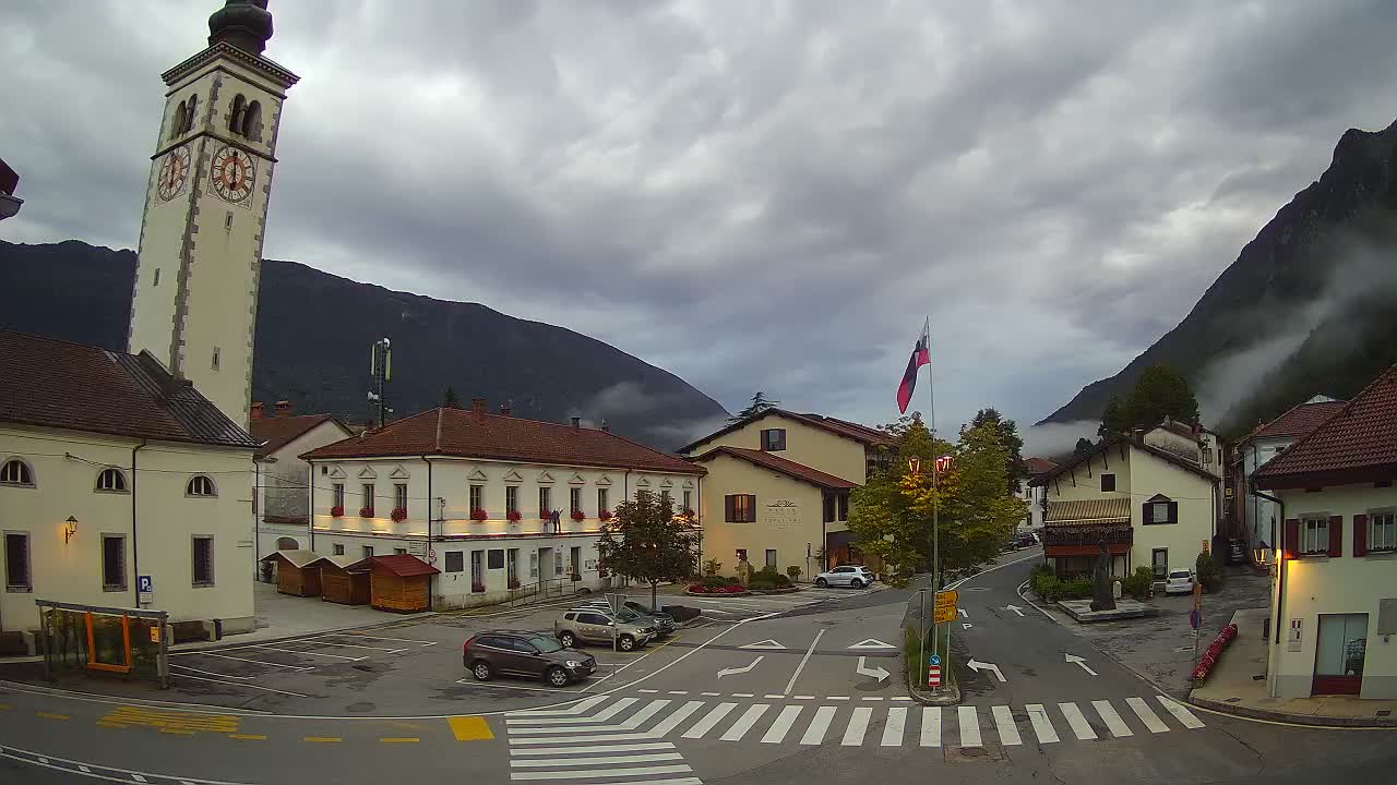 Live webcam Kobarid city center – Soča valley – Slovenia