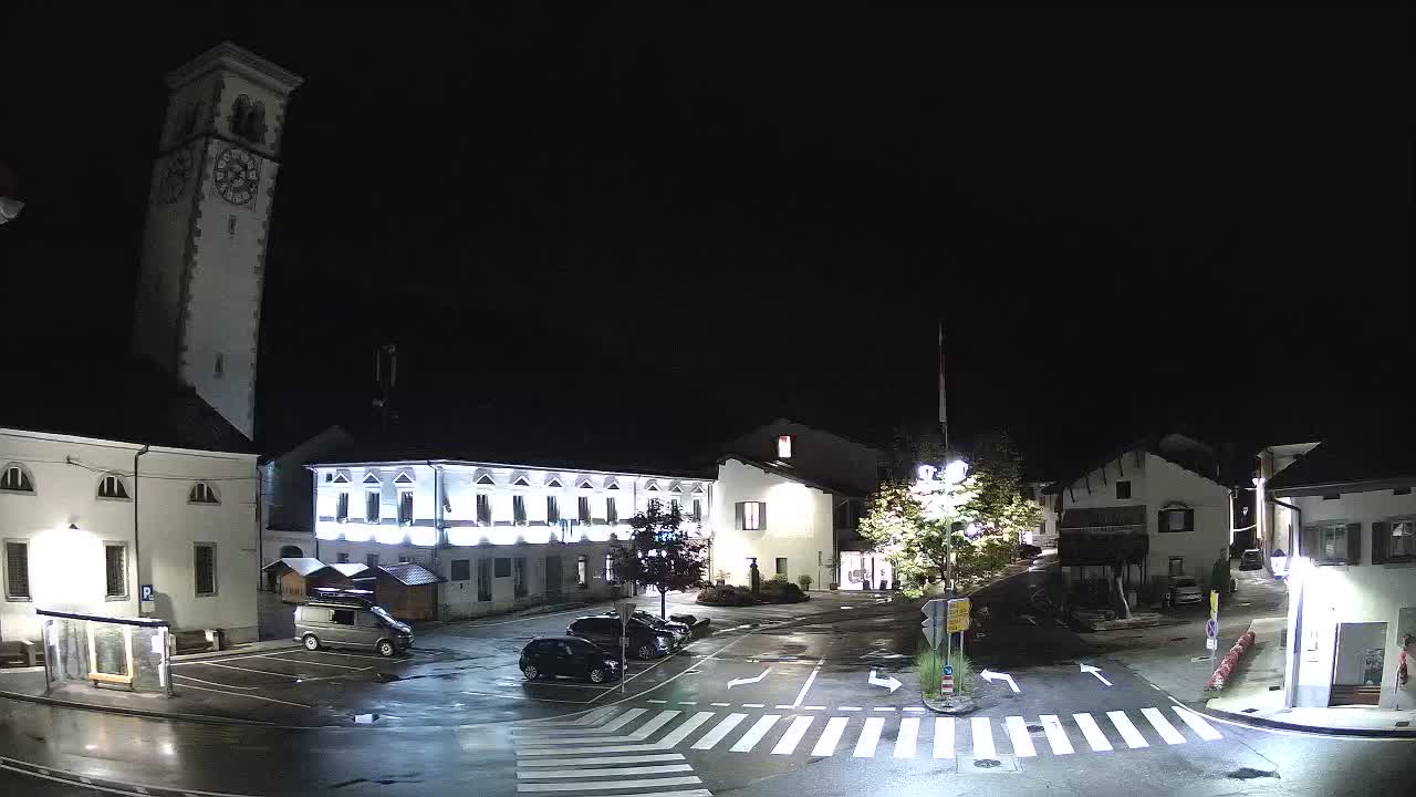 Live-Webcam Stadtzentrum von Kobarid – Soča-Tal – Slowenien