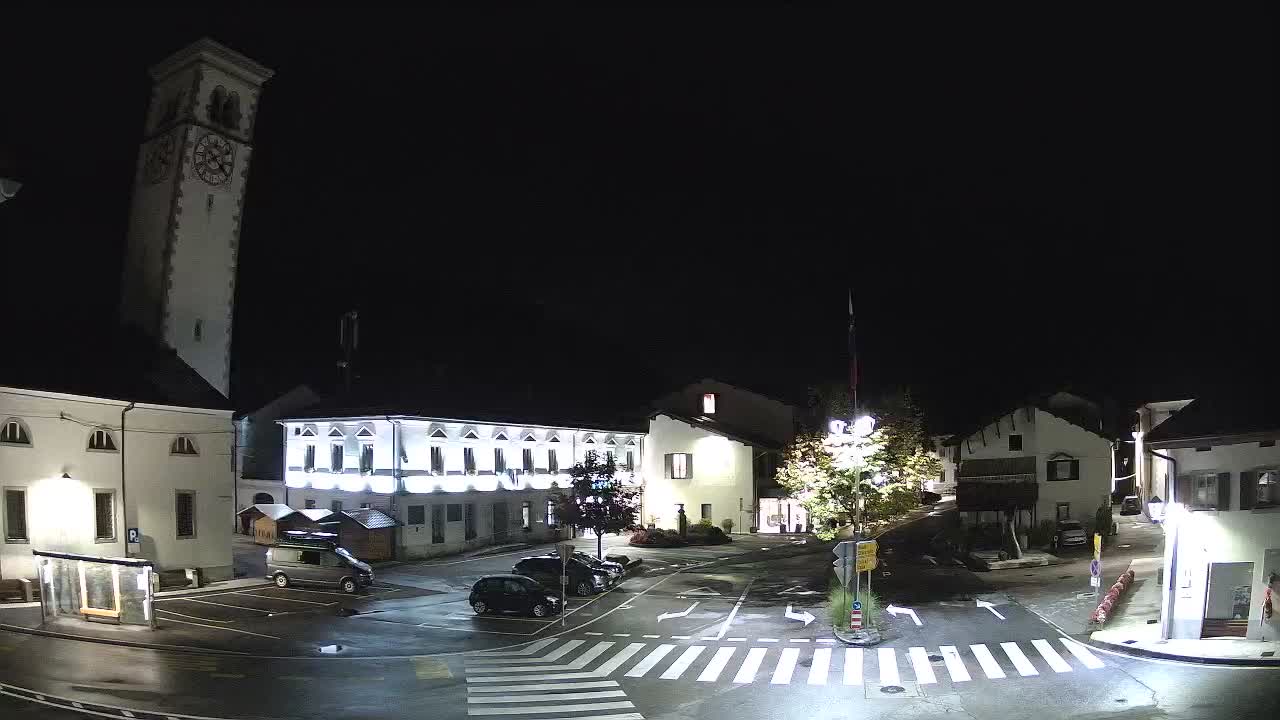 Cámara web en vivo Centro de la ciudad de Kobarid – Valle de Soča – Eslovenia