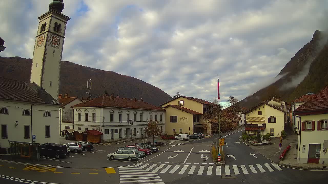 Live webcam Kobarid city center – Soča valley – Slovenia