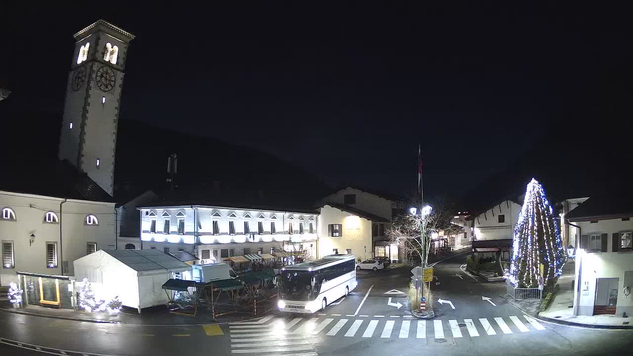 Cámara web en vivo Centro de la ciudad de Kobarid – Valle de Soča – Eslovenia
