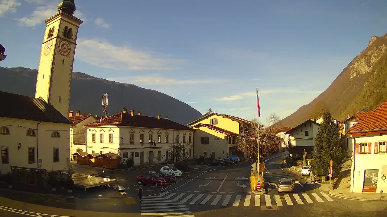Live webcam Kobarid city center – Soča valley – Slovenia