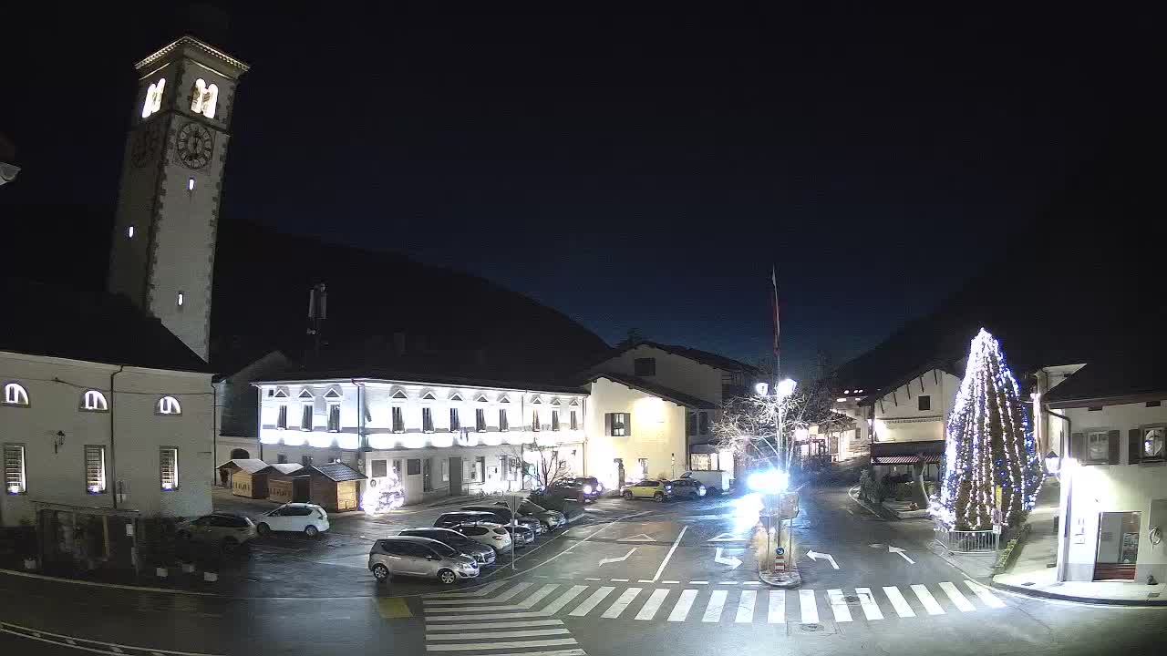 Live-Webcam Stadtzentrum von Kobarid – Soča-Tal – Slowenien