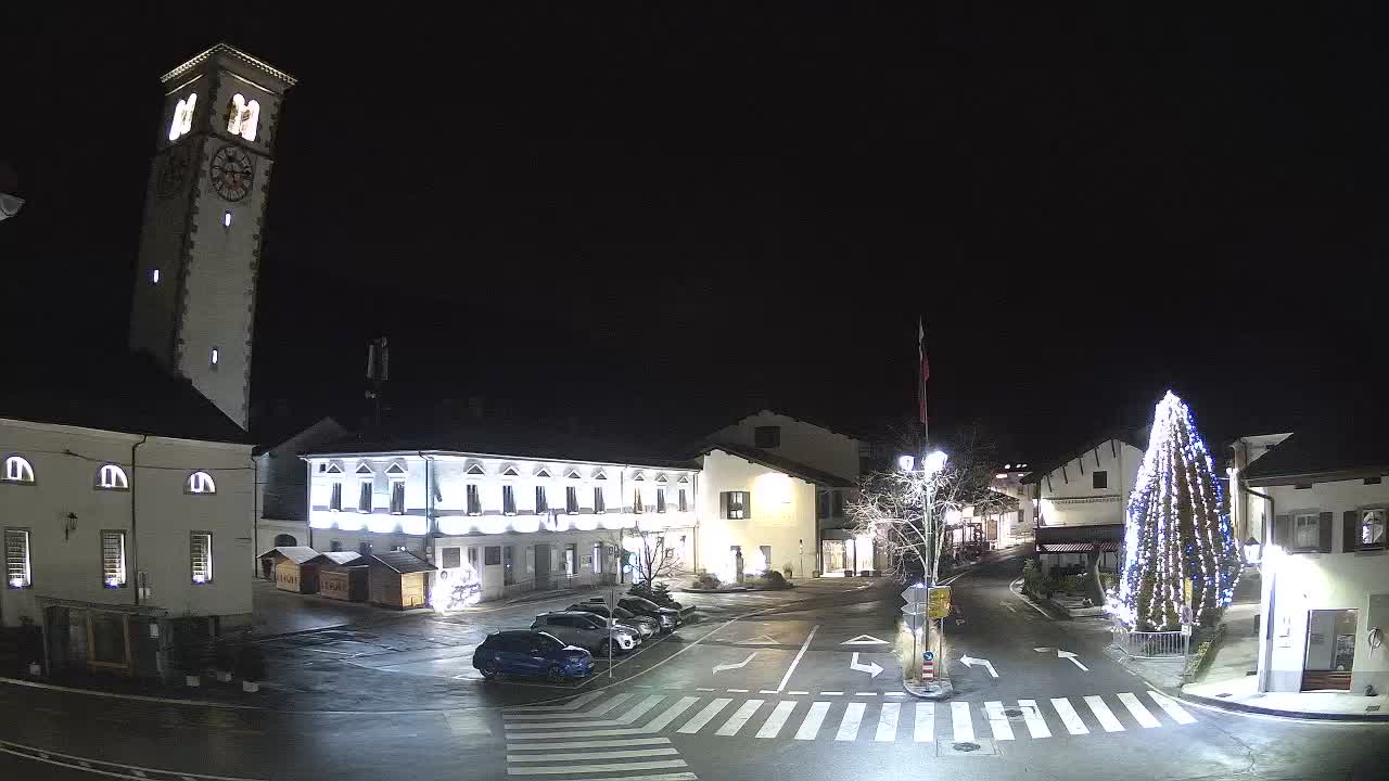 Cámara web en vivo Centro de la ciudad de Kobarid – Valle de Soča – Eslovenia