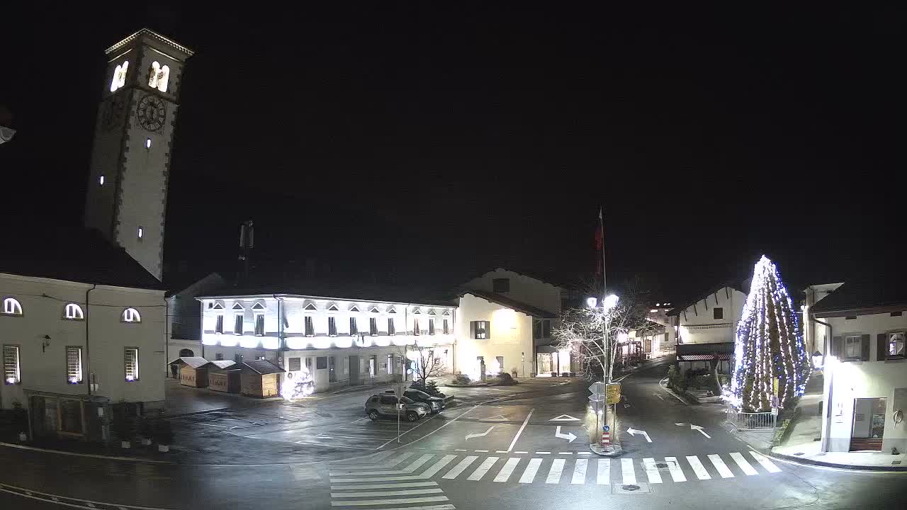Cámara web en vivo Centro de la ciudad de Kobarid – Valle de Soča – Eslovenia