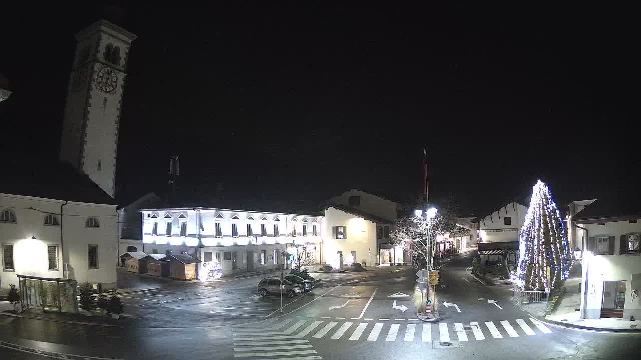 Live-Webcam Stadtzentrum von Kobarid – Soča-Tal – Slowenien