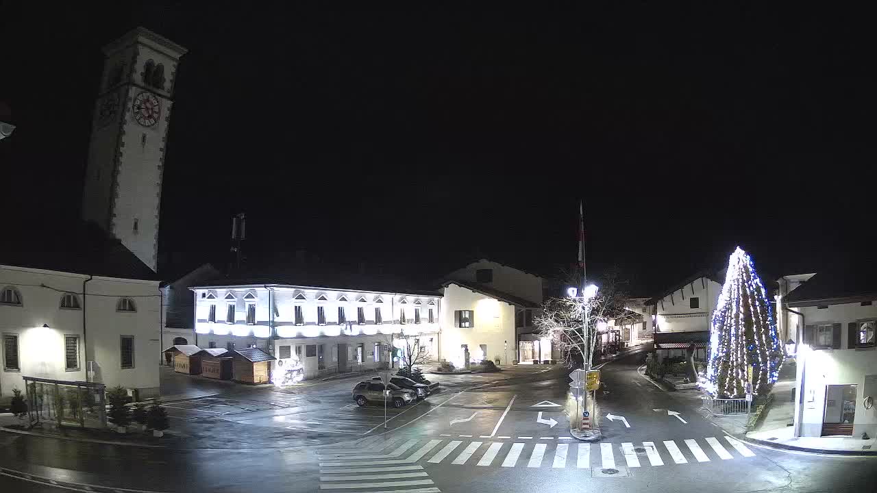 Live-Webcam Stadtzentrum von Kobarid – Soča-Tal – Slowenien