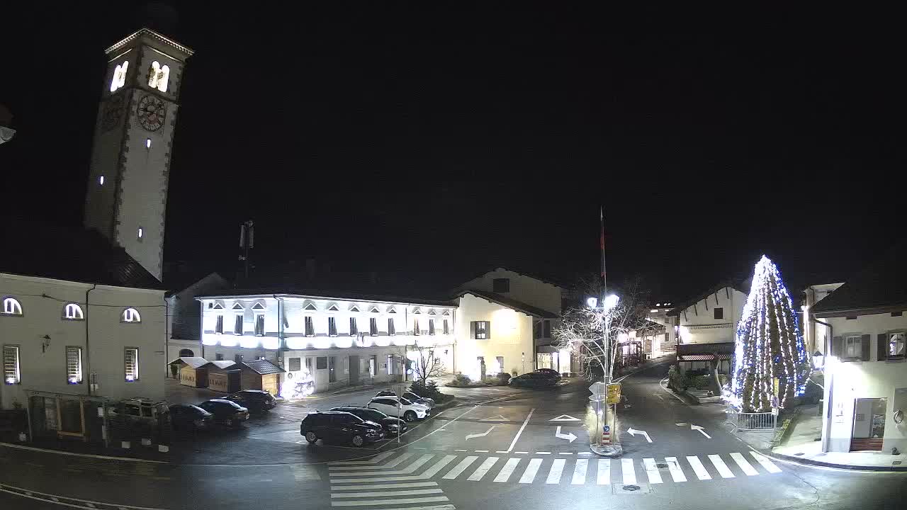 Live webcam Kobarid – Caporetto centro città – Valle dell’Isonzo – Slovenia