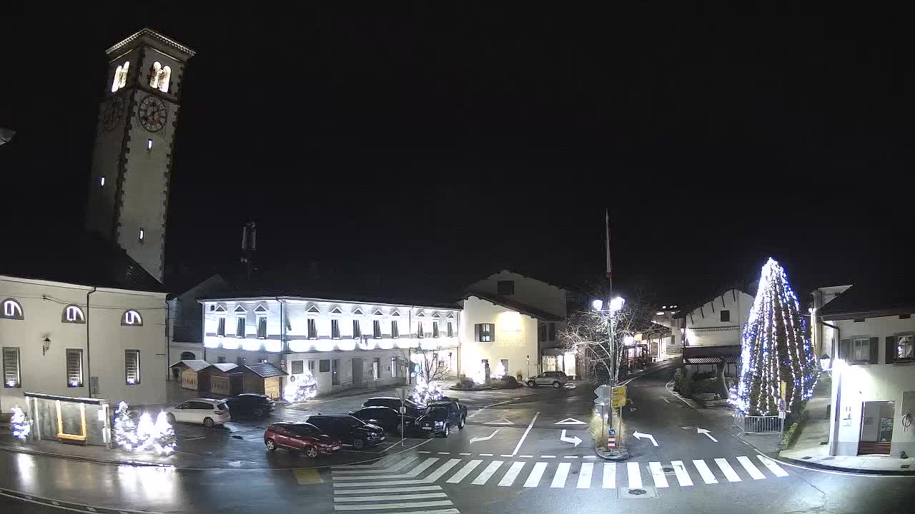 Cámara web en vivo Centro de la ciudad de Kobarid – Valle de Soča – Eslovenia