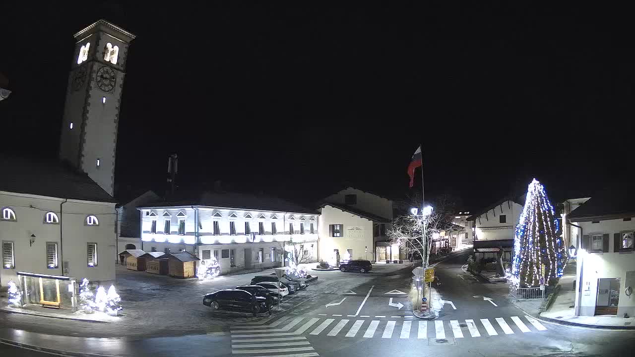 Webcam en direct du centre-ville de Kobarid – Vallée de la Soča – Slovénie