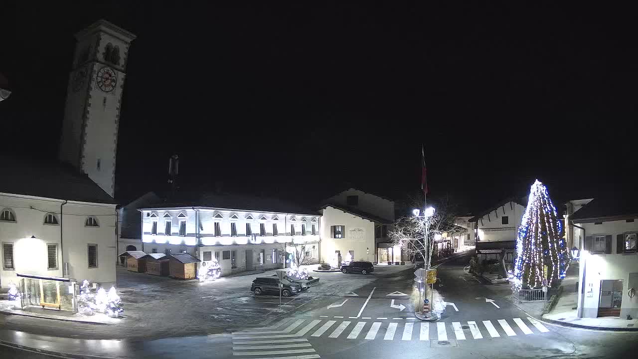 Live-Webcam Stadtzentrum von Kobarid – Soča-Tal – Slowenien