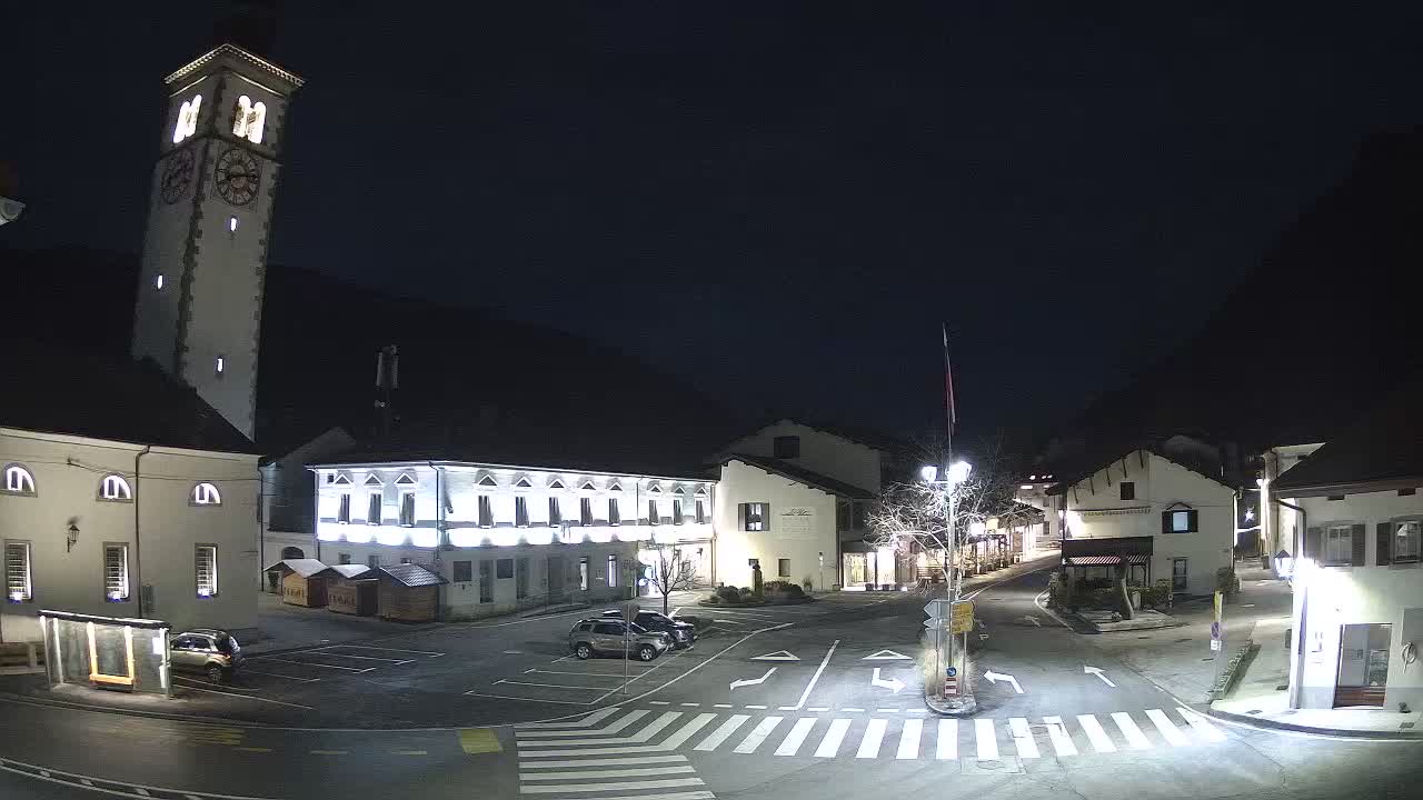 Live webcam Kobarid – Caporetto centro città – Valle dell’Isonzo – Slovenia
