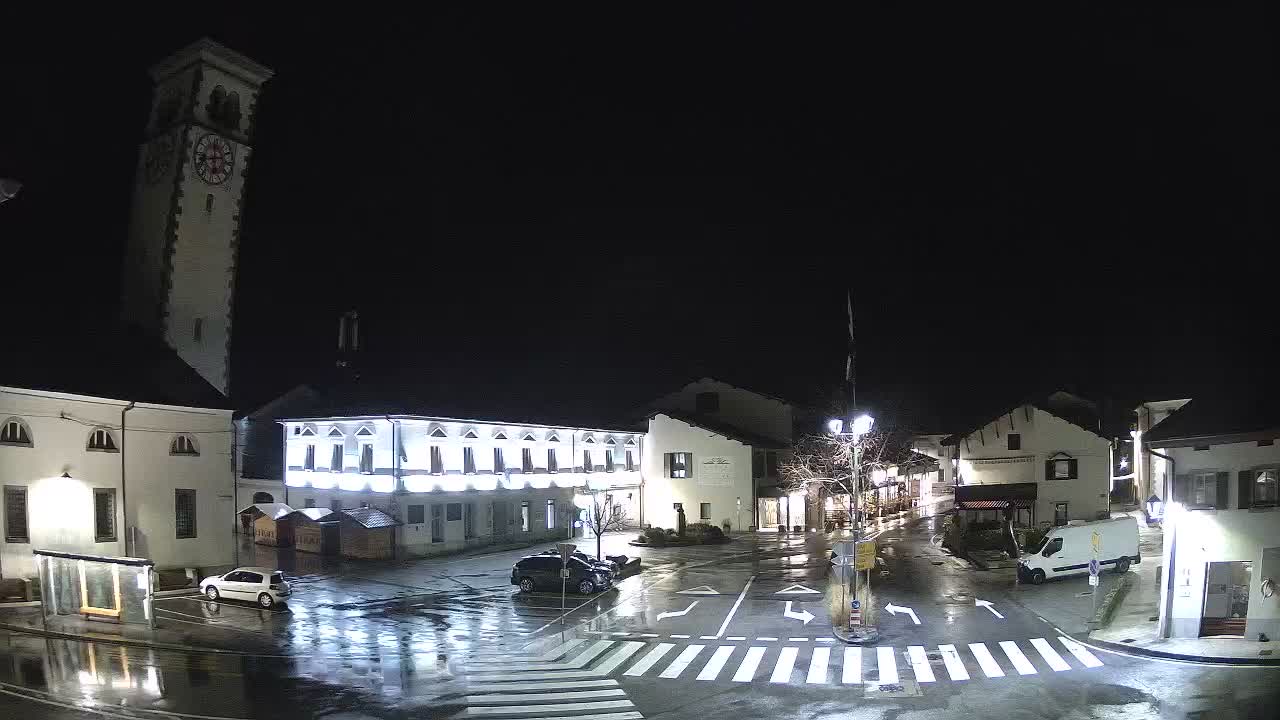 Cámara web en vivo Centro de la ciudad de Kobarid – Valle de Soča – Eslovenia