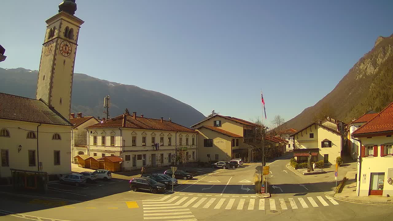 Live webcam Kobarid city center – Soča valley – Slovenia