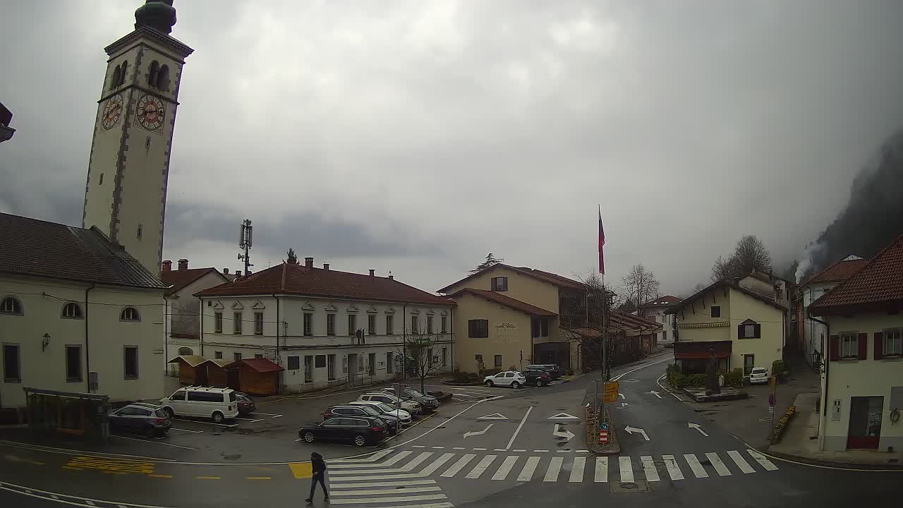Webcam en direct du centre-ville de Kobarid – Vallée de la Soča – Slovénie