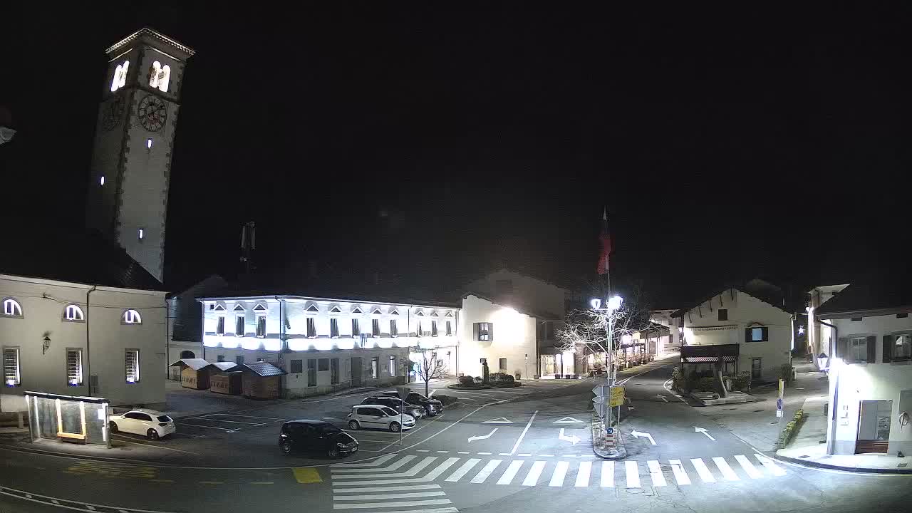 Live-Webcam Stadtzentrum von Kobarid – Soča-Tal – Slowenien