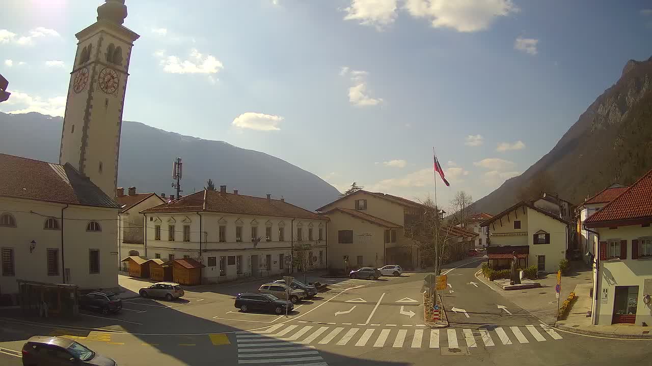 Live webcam Kobarid city center – Soča valley – Slovenia