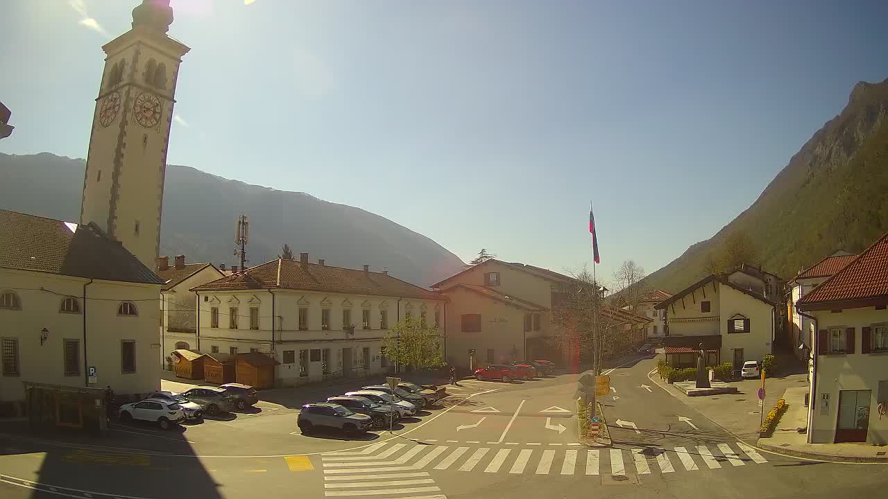 Live webcam Kobarid city center – Soča valley – Slovenia