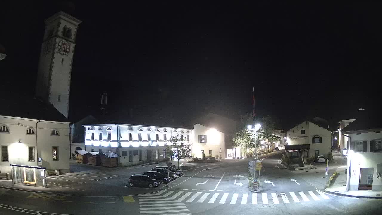 Webcam en direct du centre-ville de Kobarid – Vallée de la Soča – Slovénie