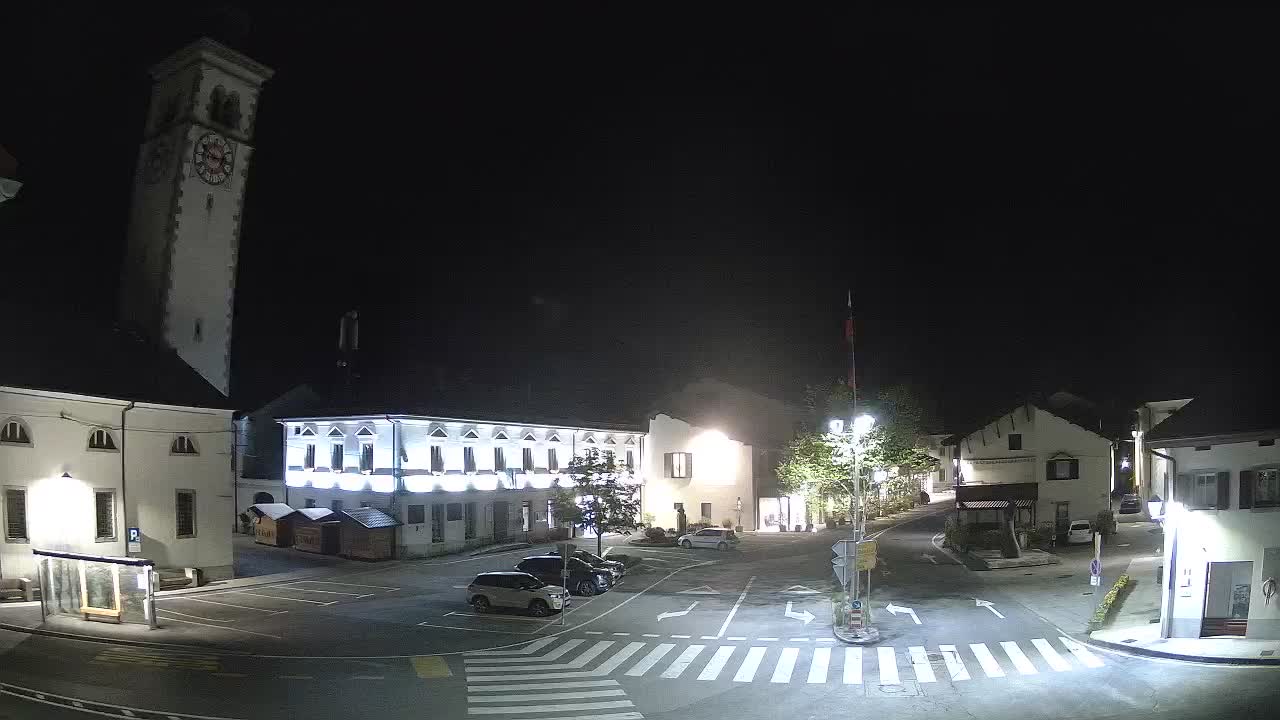 Cámara web en vivo Centro de la ciudad de Kobarid – Valle de Soča – Eslovenia