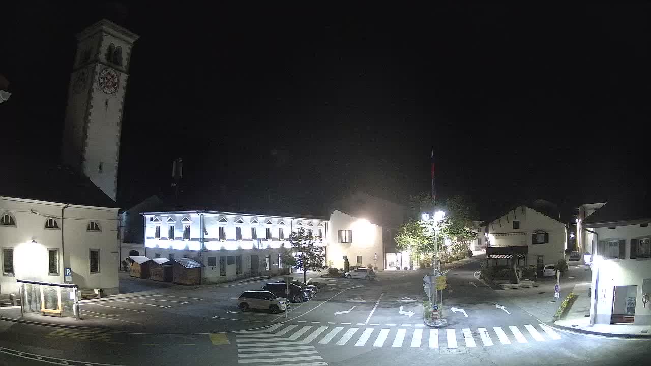 Live-Webcam Stadtzentrum von Kobarid – Soča-Tal – Slowenien