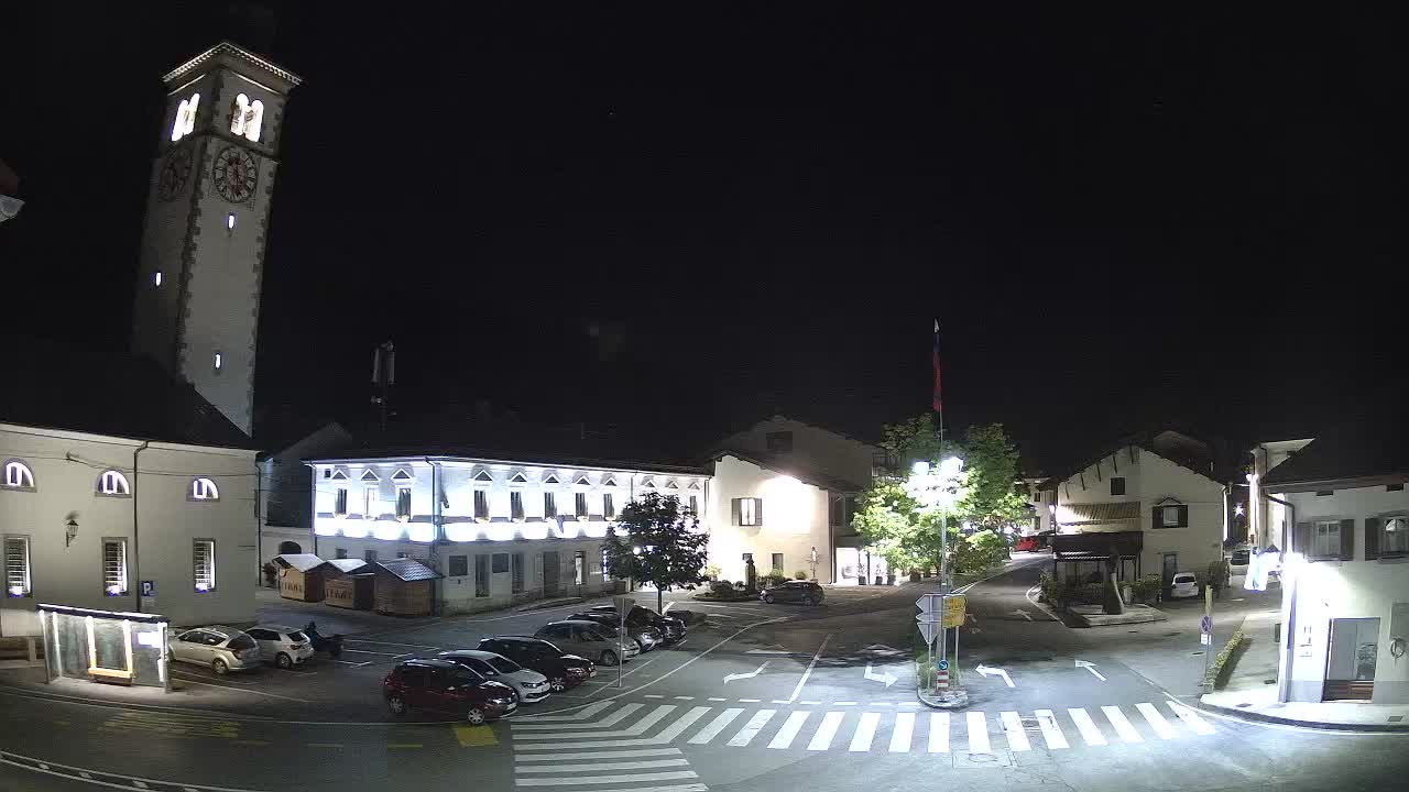 Live-Webcam Stadtzentrum von Kobarid – Soča-Tal – Slowenien