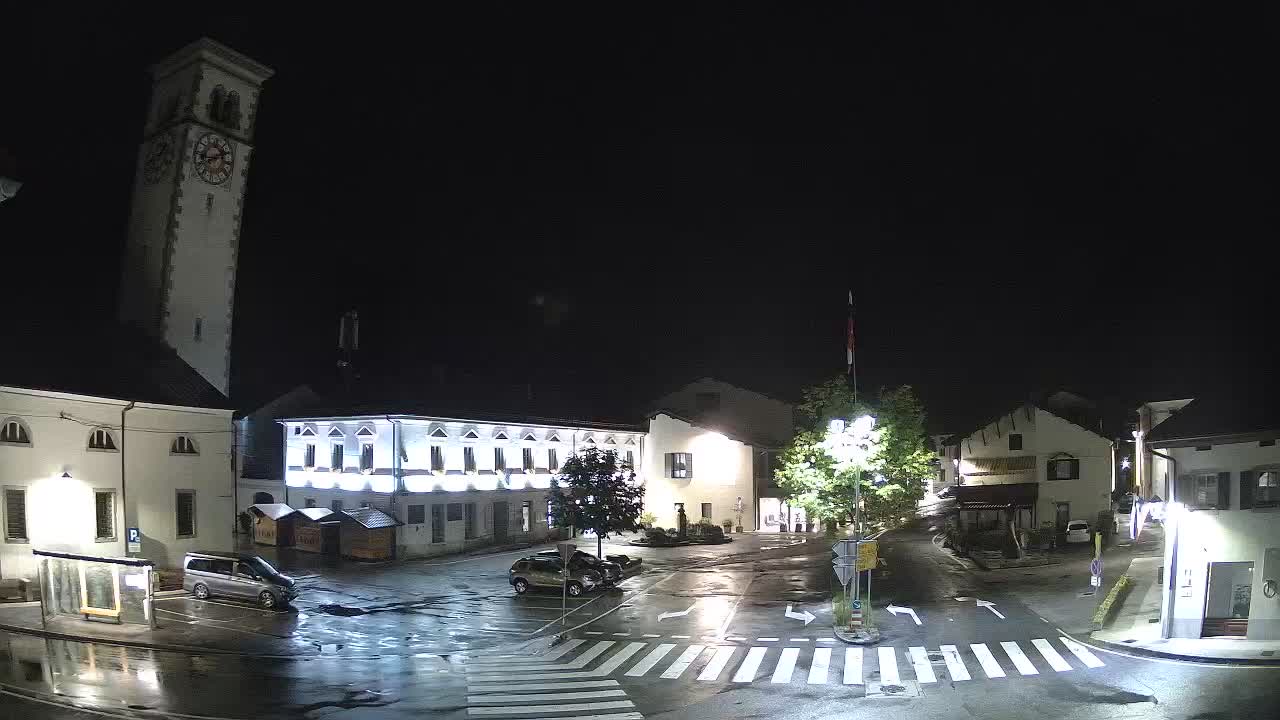 Web kamera uživo Centar grada Kobarida – dolina Soče – Slovenija