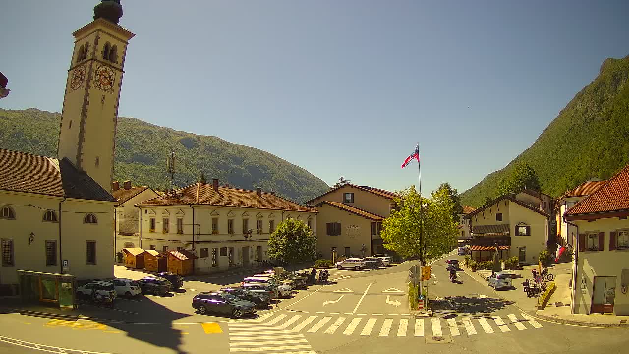 Live webcam Kobarid city center – Soča valley – Slovenia