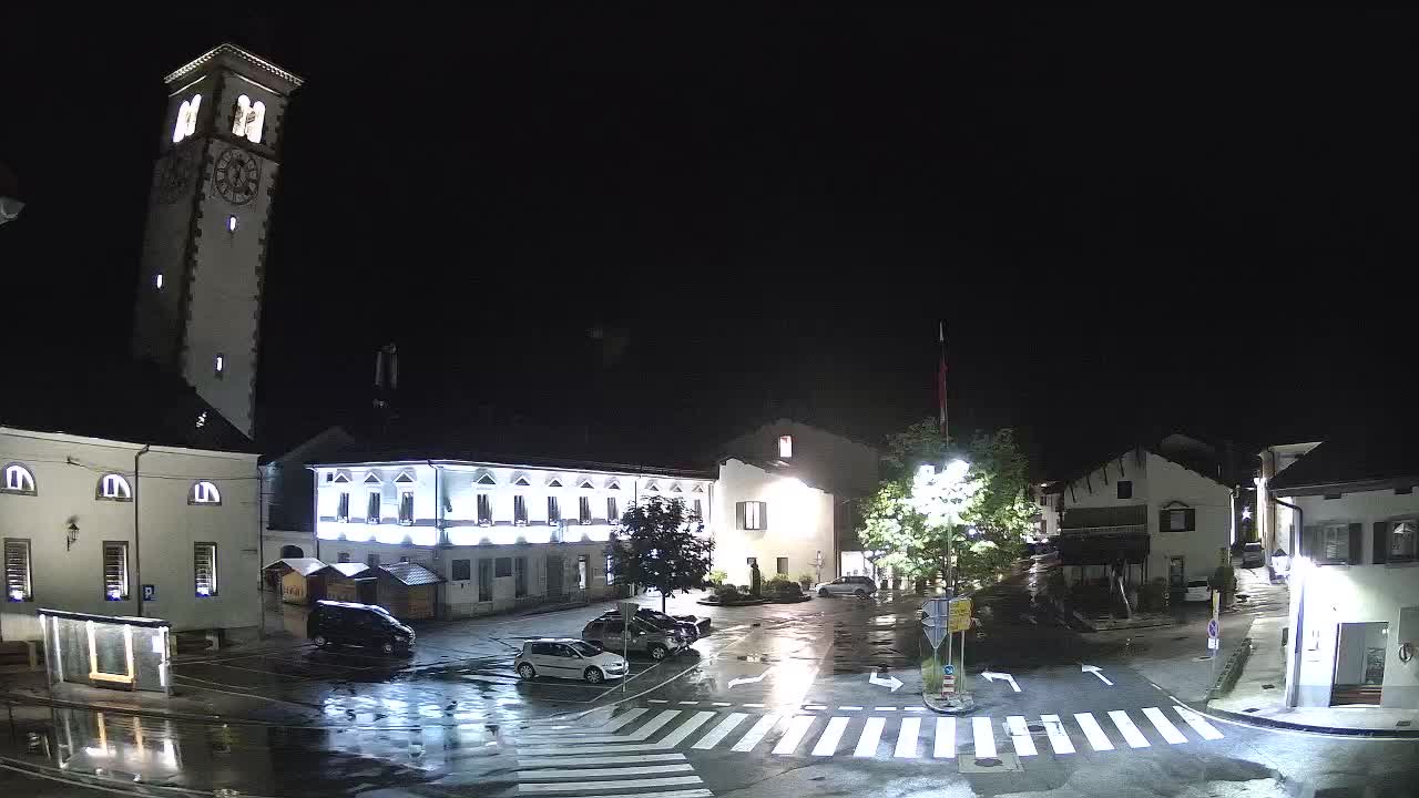 Spletna kamera Kobarid center mesta – dolina Soče – Slovenija