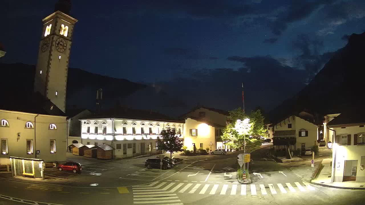 Cámara web en vivo Centro de la ciudad de Kobarid – Valle de Soča – Eslovenia