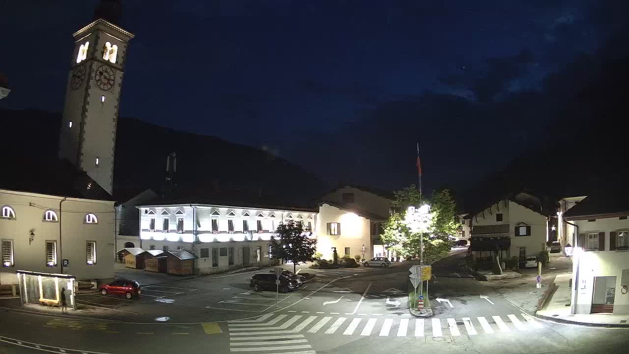 Webcam en direct du centre-ville de Kobarid – Vallée de la Soča – Slovénie