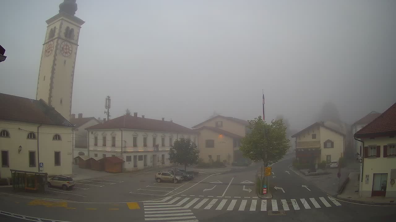Live-Webcam Stadtzentrum von Kobarid – Soča-Tal – Slowenien