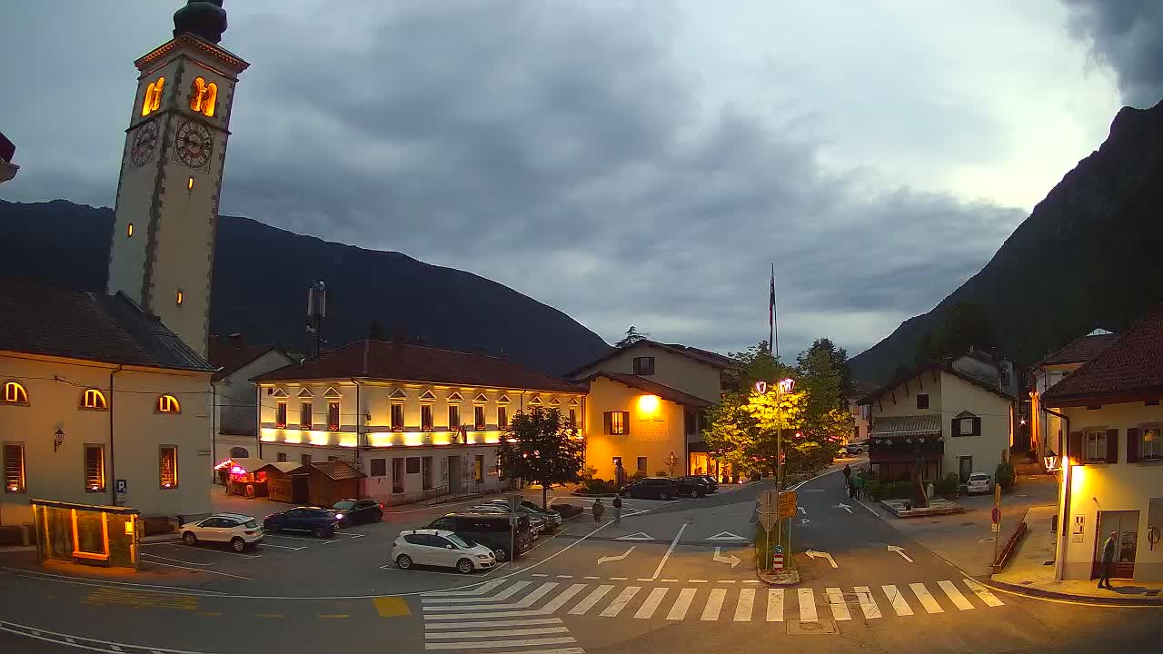 Webcam en direct du centre-ville de Kobarid – Vallée de la Soča – Slovénie