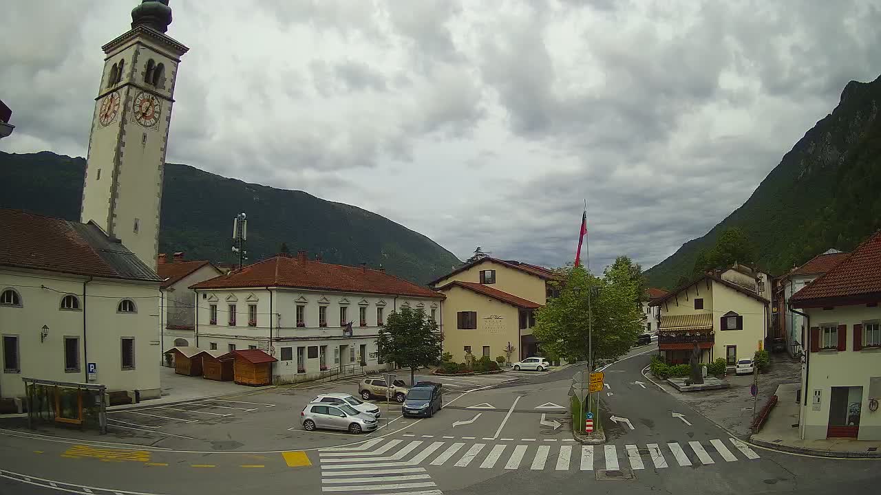 Live webcam Kobarid city center – Soča valley – Slovenia