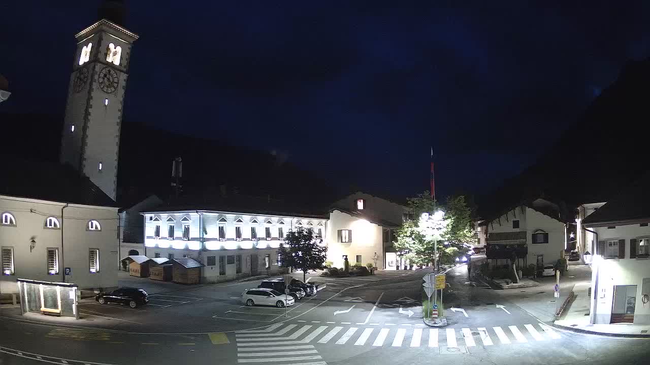 Live-Webcam Stadtzentrum von Kobarid – Soča-Tal – Slowenien