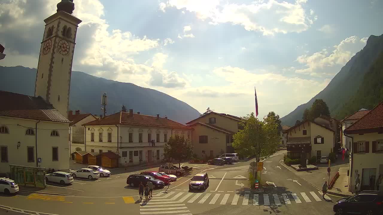 Live webcam Kobarid city center – Soča valley – Slovenia