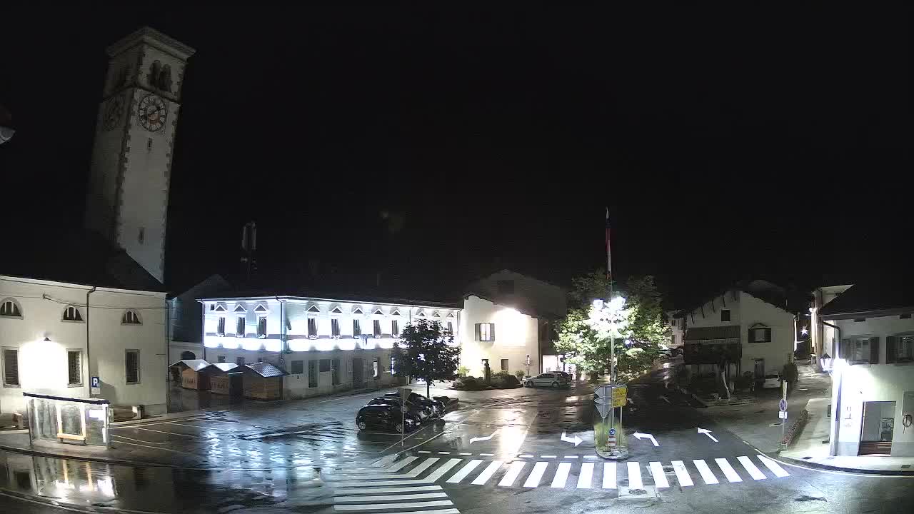 Live-Webcam Stadtzentrum von Kobarid – Soča-Tal – Slowenien